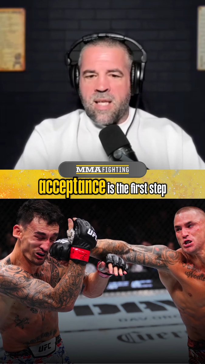 .@iamtheimmortal understands the difficulties that Dustin Poirier is facing after calling it a career: "We can’t let one night define Dustin Poirier. … Acceptance is the first step or whatever. He accepts it. He knows where he’s at. He’s going to be fine." (🎥 Damon Martin)