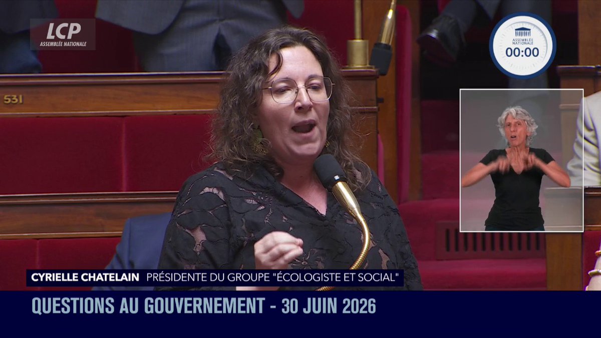 Canicule: "Les morts, vous les avez sur la conscience, la politique que vous menez est une politique inégalitaire !", réplique la présidente du groupe Ecologiste et Social Cyrielle Chatelain #QAG