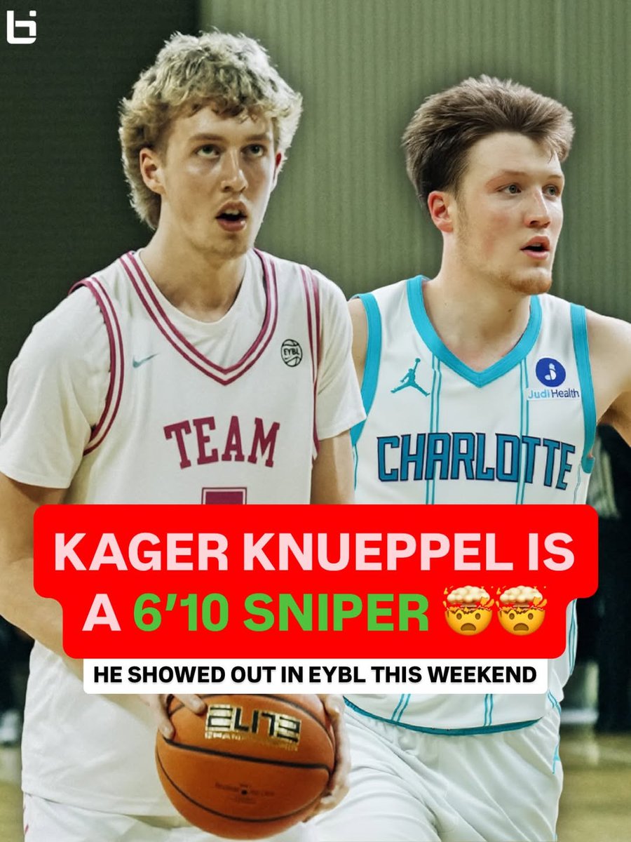 Kager Knueppel is a 6’10" SNIPER!