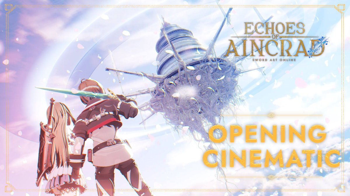 You have no choice but to keep moving forward! Check out Echoes of Aincrad's opening cinematic, featuring Aimer's "Live to Survive". #SAOEoA #SAO