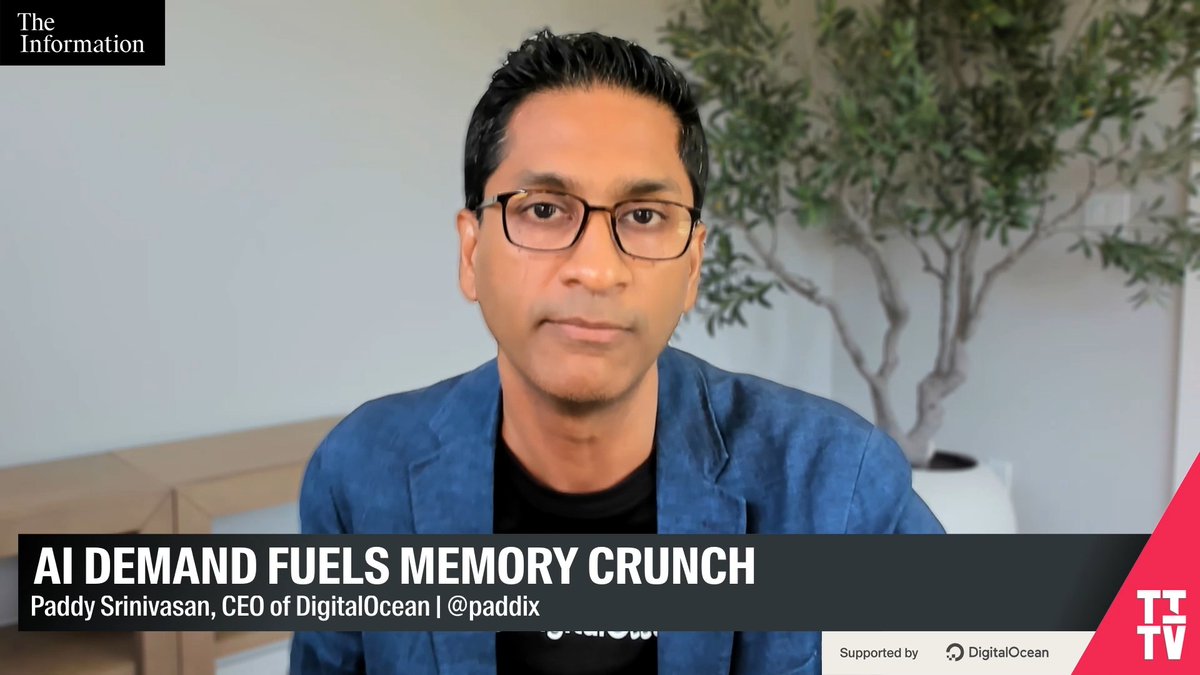 “When we start consuming 4 to 5 quintillion tokens per year, 70% of the tokens are going to be generated by agents,” DigitalOcean CEO Paddy Srinivasan said. AI token demand is projected to surge by 2030, with agents expected to be one of the biggest drivers, according to Srinivasan. That shift means agentic workloads could become “multiple orders of magnitude bigger” than human-driven workflows, with agents requiring “a significant amount of compute: GPUs, CPUs, databases, memory, and cloud primitives all in one cloud.” Supported by DigitalOcean.