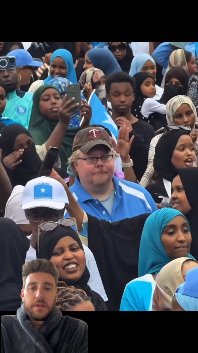 There are a lot of problems in this video. The biggest one to me is this white guy in a sea of Somalians. White liberals and their suicidal empathy is the biggest problem we’re facing right now. If left unchecked, it will be the end of the West. Prove me wrong.