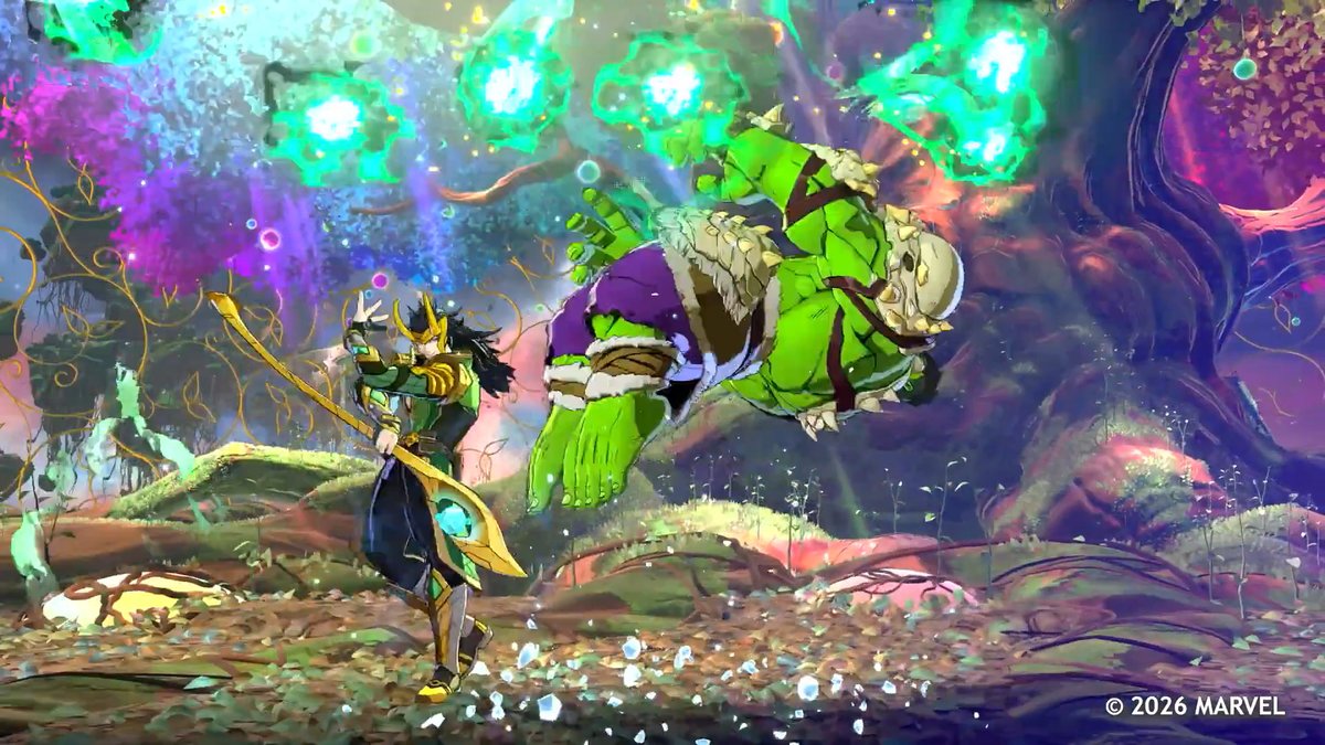 Loki's combat style leverages illusions to deceive his opponents 😈 Meet the unpredictable God of Mischief in MARVEL Tōkon: Fighting Souls: