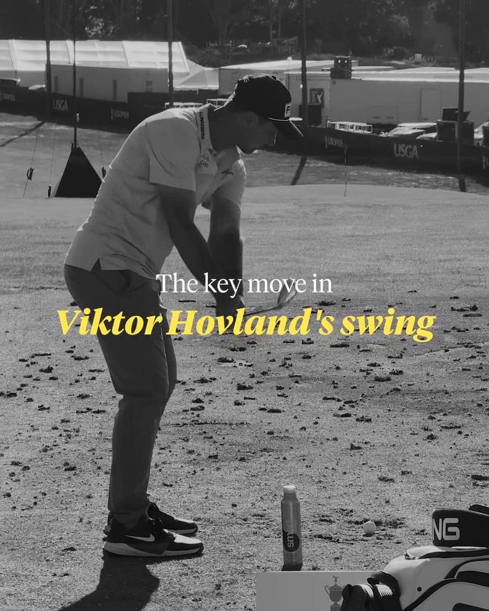 After missing the cut at the U.S. Open, Viktor Hovland spent hours on the range working on this key move in his swing. One week later, he won his eighth PGA Tour title. 🙌