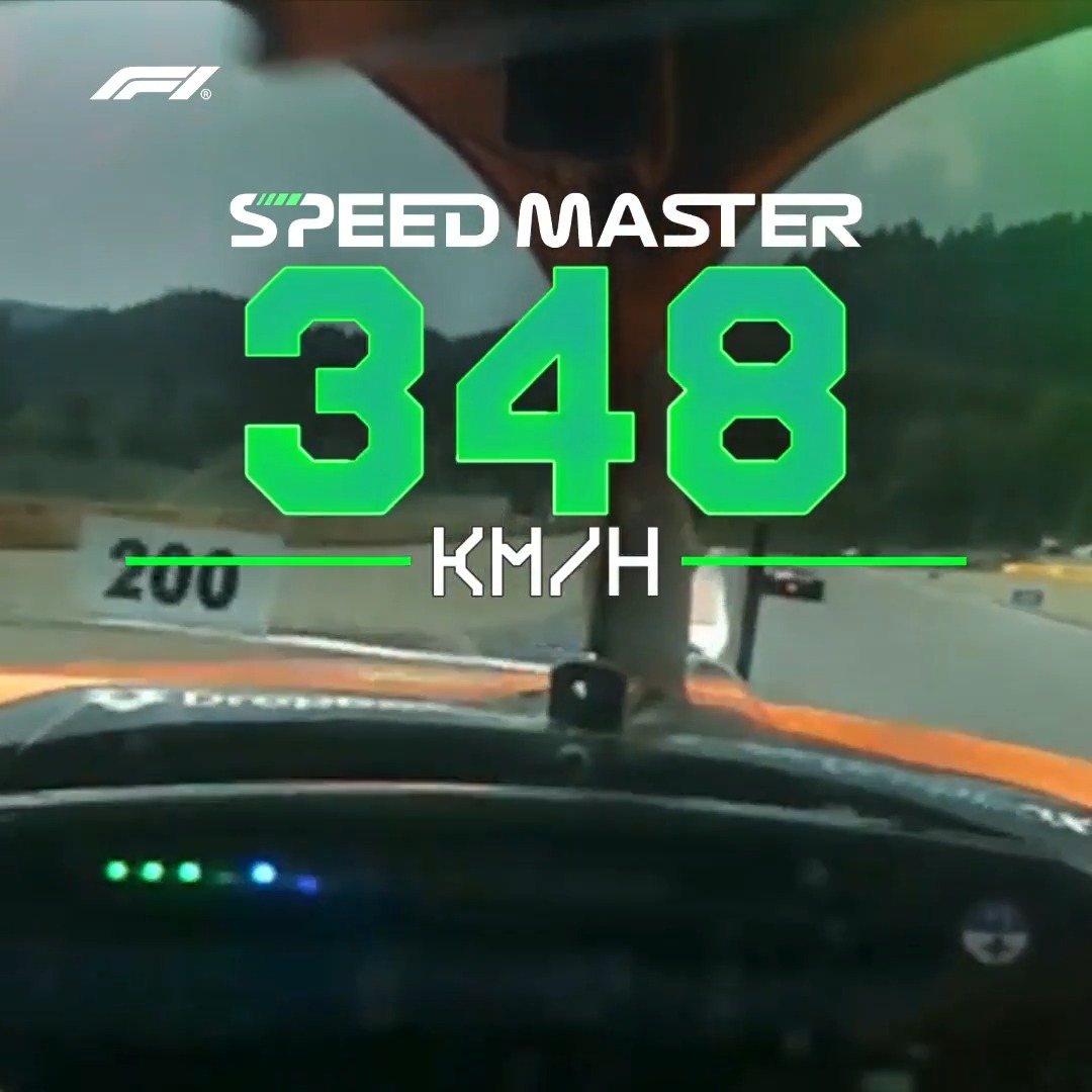 Oscar Piastri was the aramco Speed Master in Austria 💪 The Aussie clocked a top speed of 348 km/h! 👉 #F1 #AustrianGP