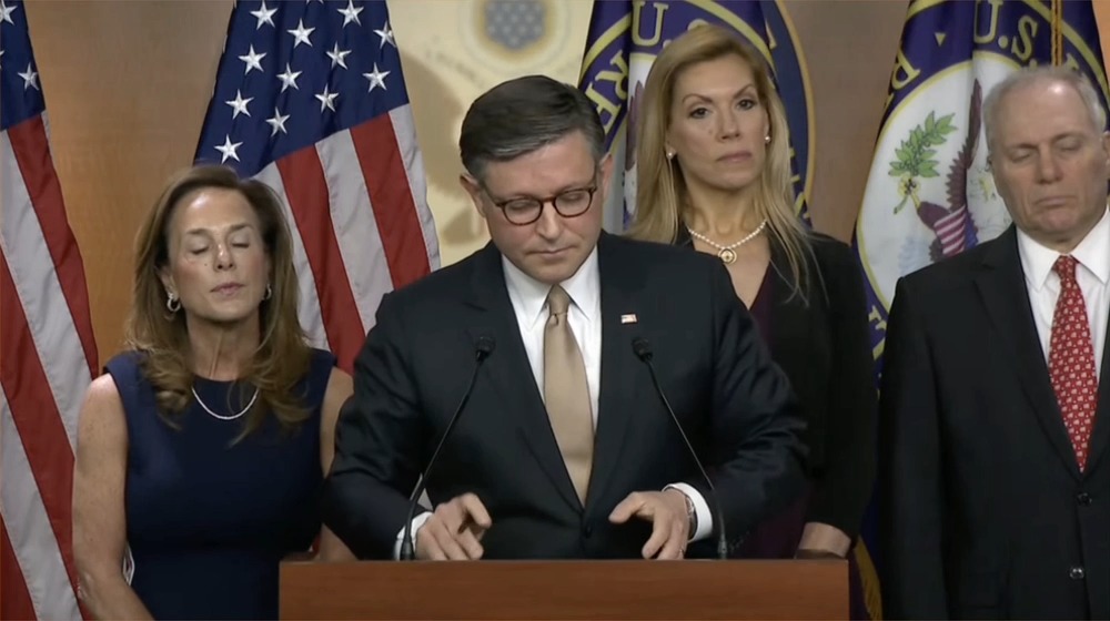 Q: Trump said yesterday that the housing affordability bill is unimportant. Do you share that view? Johnson: Trump has a lot going on, and I think it's safe to say he's not read through every line of that legislation