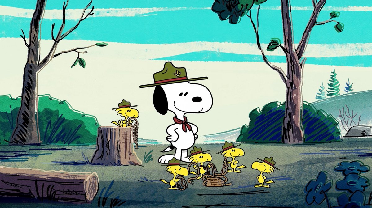 Tied up for the summer. #CampSnoopy