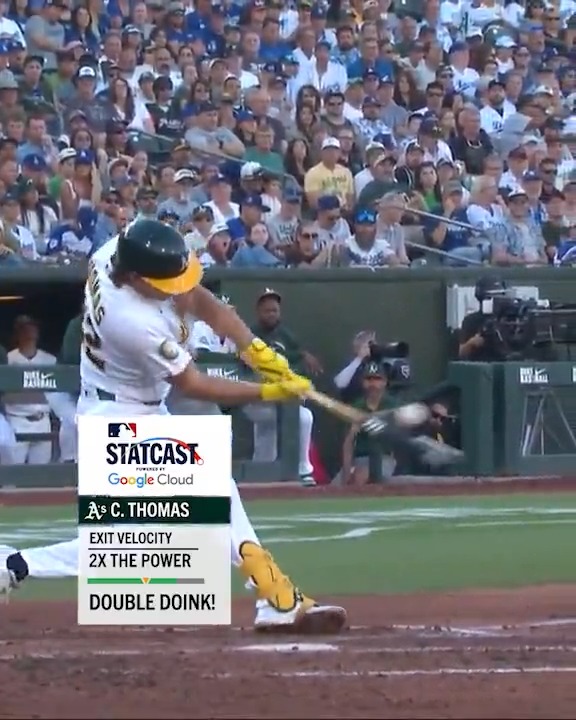 A double doink 🤯 (MLB x @GoogleCloud)