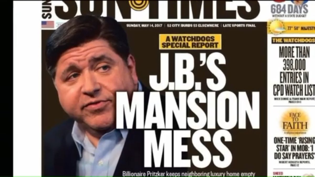 Illinois property taxes are so bad that JB Pritzker committed a literal "scheme to defraud" taxpayers by ripping the toilets out of his mansion to cheat a $330,000 tax bill.