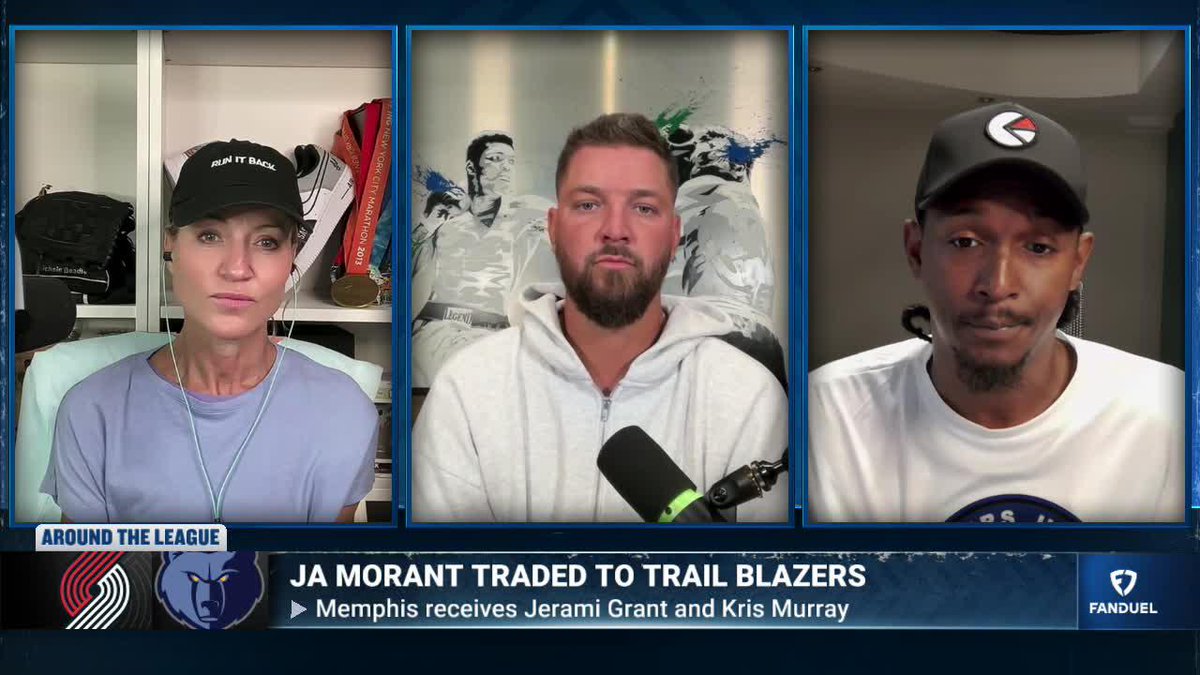 "When you're in Portland, what do y'all do?" - Michelle Beadle "Nothing." - Lou Williams "Voodoo Doughnuts." - Chandler Parsons Damian Lillard will show Ja Morant what the move is when playing for the Trail Blazers 😂💯