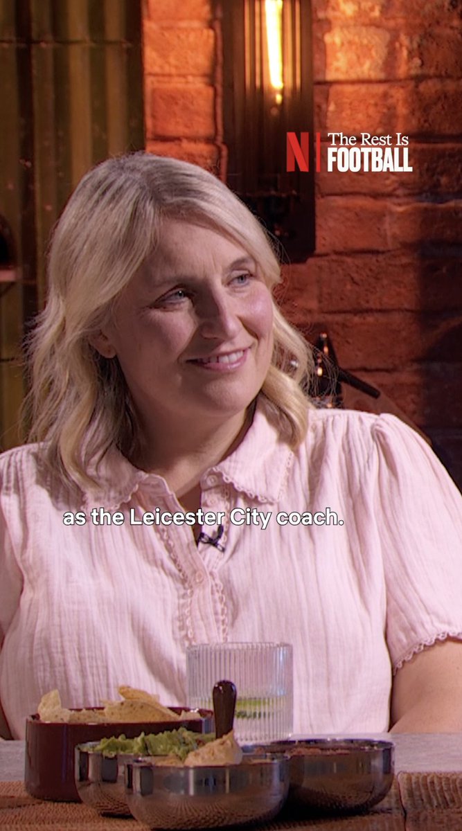 Gary Lineker revealed to USWNT head coach Emma Hayes that he once called Leicester City's CEO to suggest hiring her after the club was relegated 😮 The Rest Is Football, daily on Netflix.