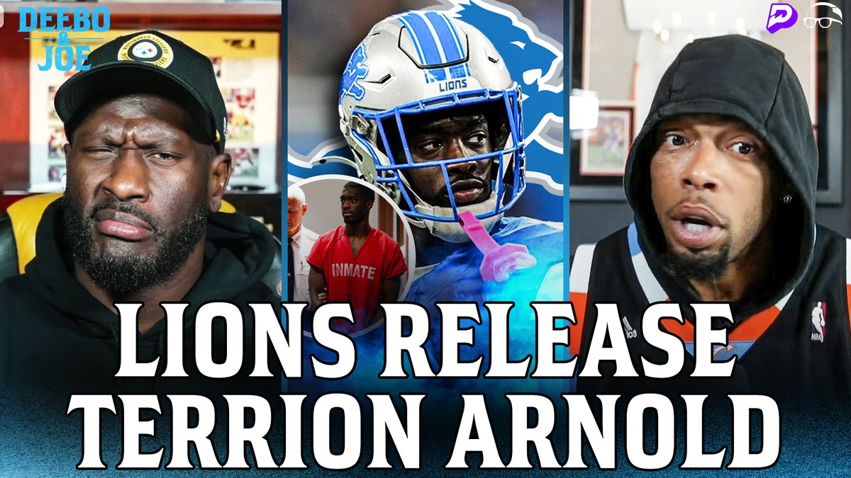 The Lions release Terrion Arnold even after he made bond to be released from jail 👀 “The Lions must know something we don’t for them to make this move.” James Harrison | Joe Haden | #DeeboAndJoe