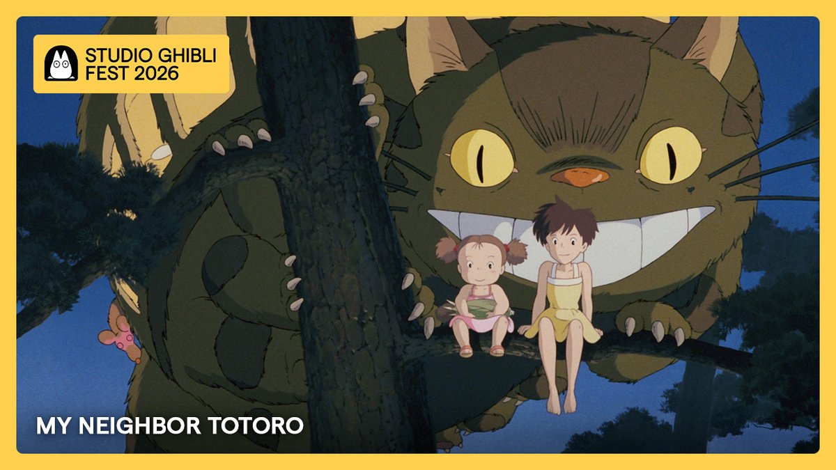 Hayao Miyazaki's MY NEIGHBOR TOTORO returns to theatres July 11-15 as a part of Ghibli Fest! 🌳💚