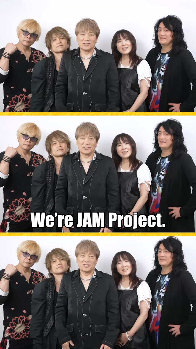 A very special message from JAM Project 👊 #onepunchman
