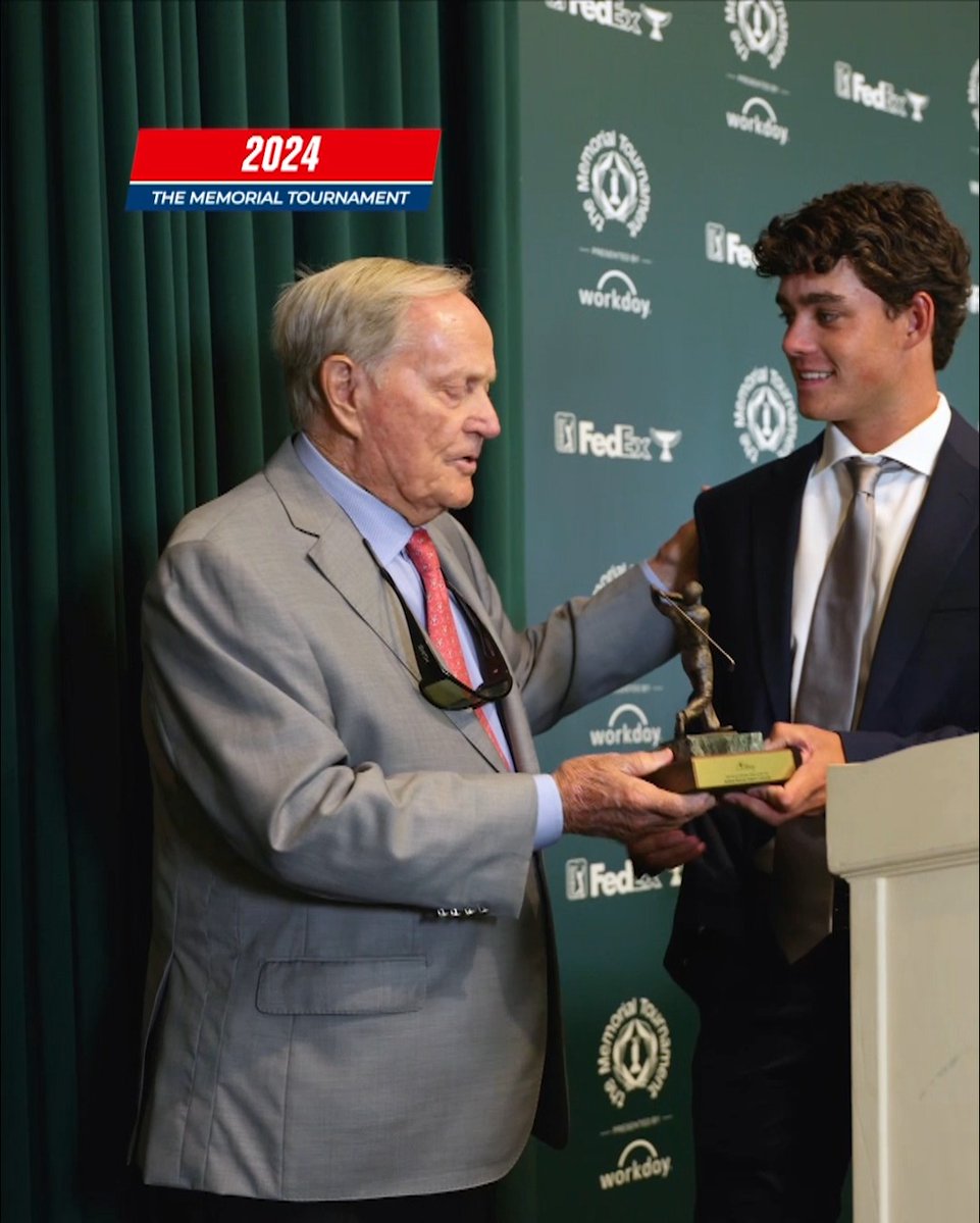 "You may be ready, but a little seasoning won't hurt you" Jackson Koivun will make his debut as a PGA TOUR member at this week's John Deere Classic. Jack Nicklaus gave him words of advice that will stick with him forever ❤️ 📺 watch the full feature: