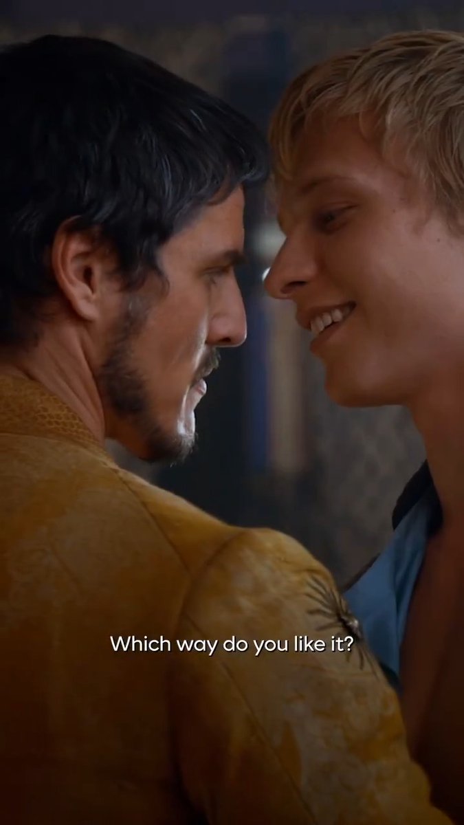 When Oberyn Martell looks at you like that, you don't say no.... The tension in this room is absolute fire. 🔥