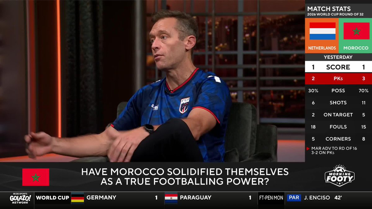 "It feels like we're still talking about how the Netherlands failed as opposed to Morocco succeeding." Jimmy Conrad celebrates Morocco's statement win over the Netherlands and explains why the Atlas Lions deserve the headlines ❤️🇲🇦