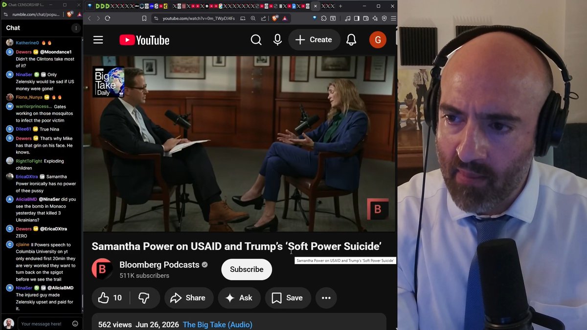 Send this clip to anyone who dares to argue USAID had anything to do with saving lives from HIV/AIDS.