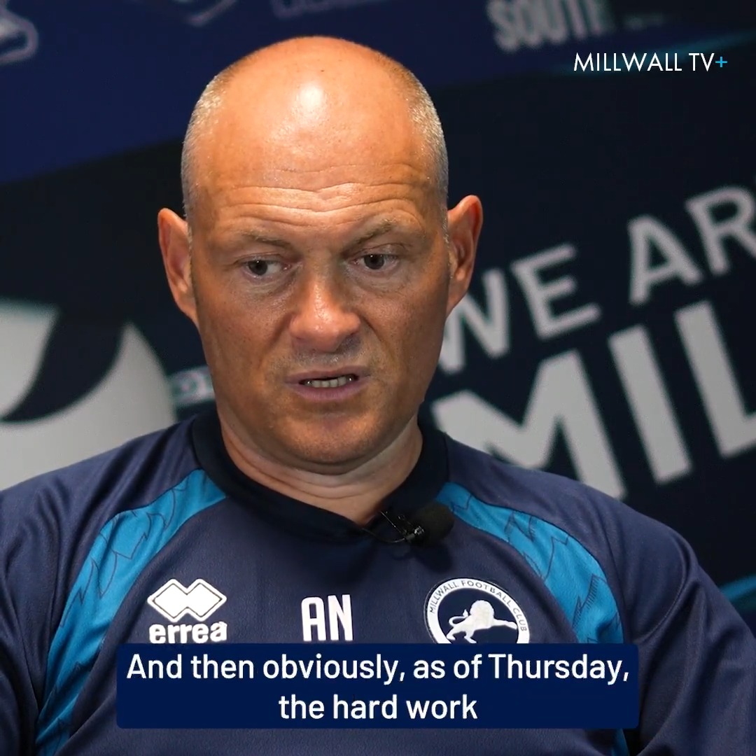 🗣️ Alex Neil spoke to Millwall TV+ earlier today for the first time ahead of the 2026/27 season. The full interview is available to watch now!