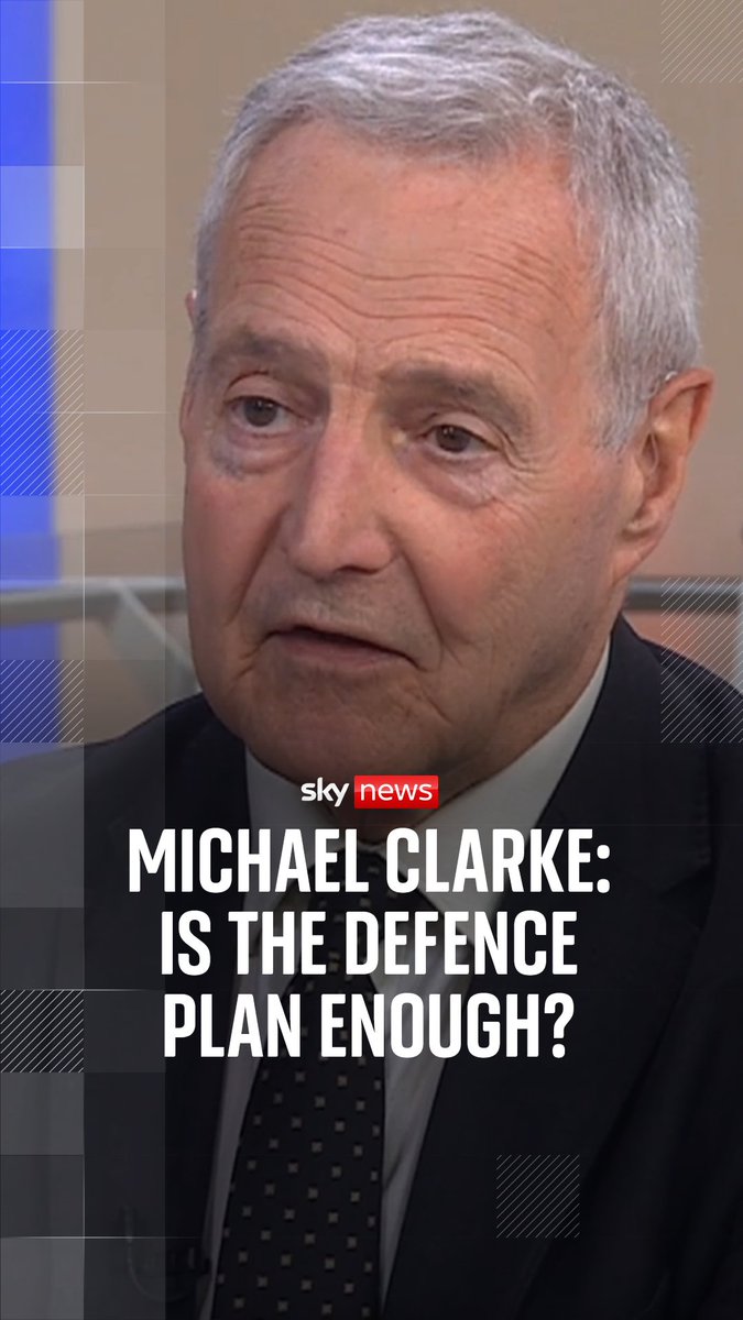 "If this is as far as it goes, it will be inadequate." Prof Michael Clarke comments on the new defence investment plan as the government announced it will spend an additional £15bn by "reprioritising spending across government". Read the latest: