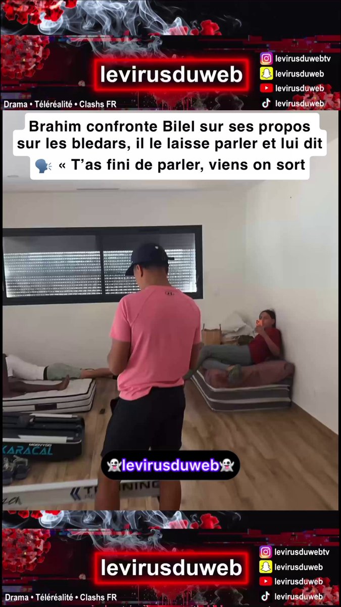 Brahim confronte Bilel sur ses propos sur les bledars, il le laisse parler et lui dit 🗣️ « T’as fini de parler, viens on sort #nasdas #poupettekenza #SecretStory #Maguette #FIFAWorldCup