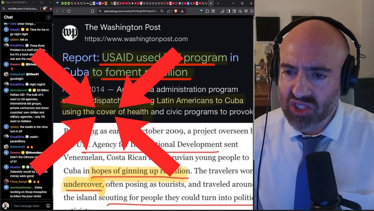 Swear on it, Sam Power. Swear to God and under penalty of perjury that this was the only HIV/AIDS program USAID ever used for covert operations or regime change. SWEAR ON IT.