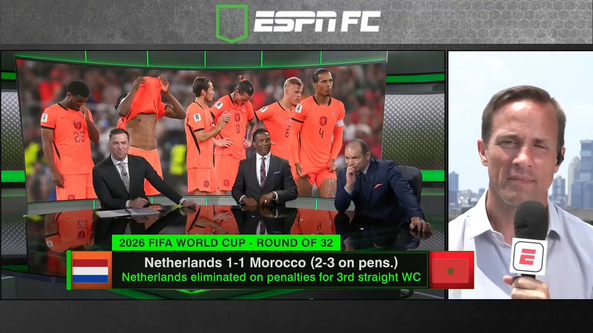 "[Ronald Koeman] is anti-Dutch football at its extreme... He should have never got this job!" Julien Laurens expressing his frustration with Dutch manager Ronald Koeman after the Netherlands elimination to Morocco ESPN FC