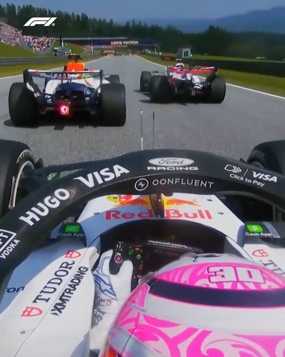 A bold and impressive move from Liam Lawson ๐ฎ๐ Watch all the best onboard action from the Austrian Grand Prix on our YouTube channel now! ๐บ #F1 #AustrianGP