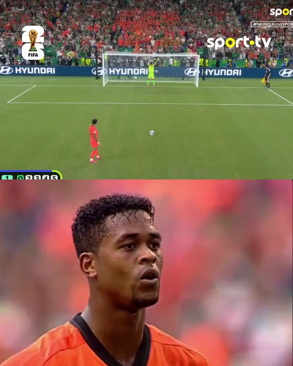 A 29/06/2000 Patrick Kluivert falhou um penálti frente à Itália que acabou na eliminação dos Países Baixos, exatamente 26 anos depois o seu filho Justin Kluivert falha um penálti da mesma forma e os Países Baixos foram eliminados 🤯 #sporttvportugal #MUNDIALnaSPORTTV