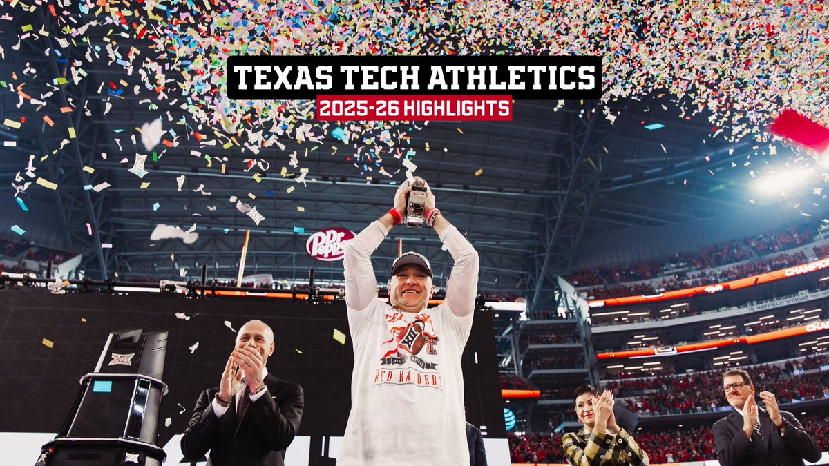 A year we'll never forget. Thank you, Red Raider Nation. We're just getting started.