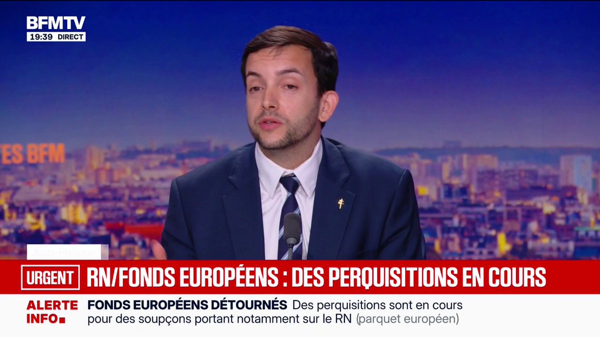 "Nous sommes dans l'espérance que l'innocence de Marine Le Pen soit reconnue", déclare Jean-Philippe Tanguy