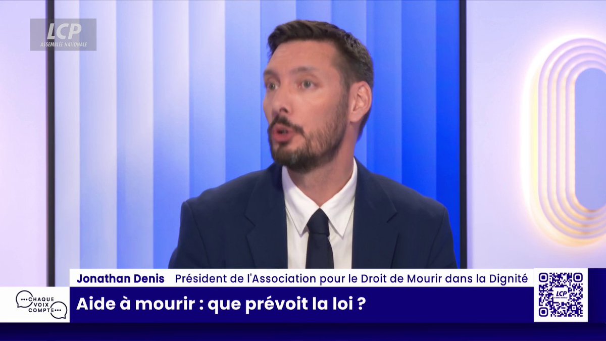 Aide à mourir: "Là, c'est le patient qui va décider, c'est un pas en avant incroyable pour la démocratie sanitaire", se félicite Jonathan Denis, président de l'Mourir dans la Dignité