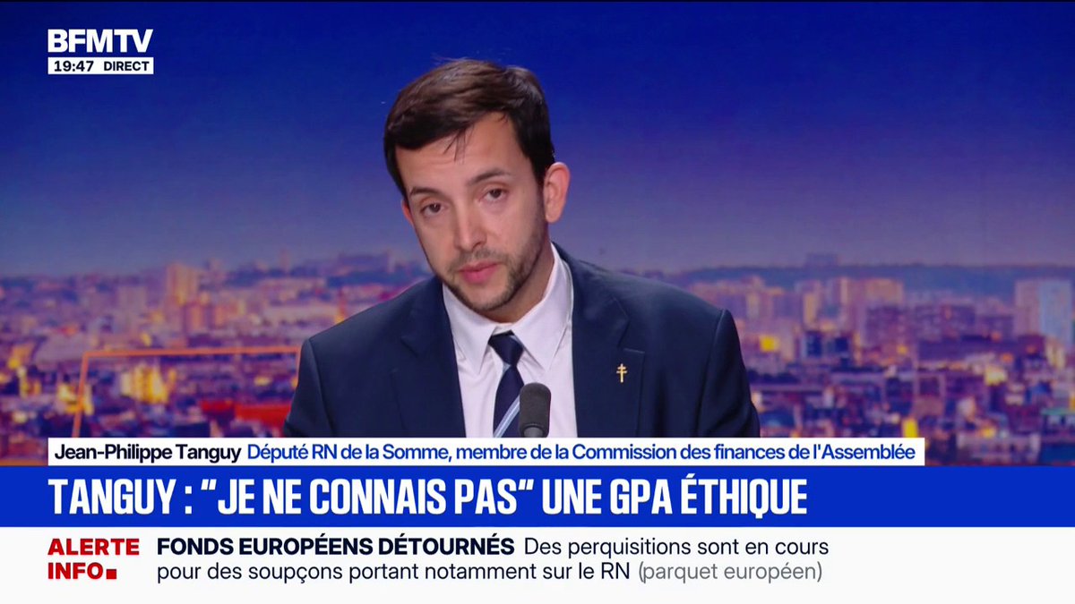 Jean-Philippe Tanguy écarte un retour de la peine de mort en cas de victoire du RN à la l'élection présidentielle