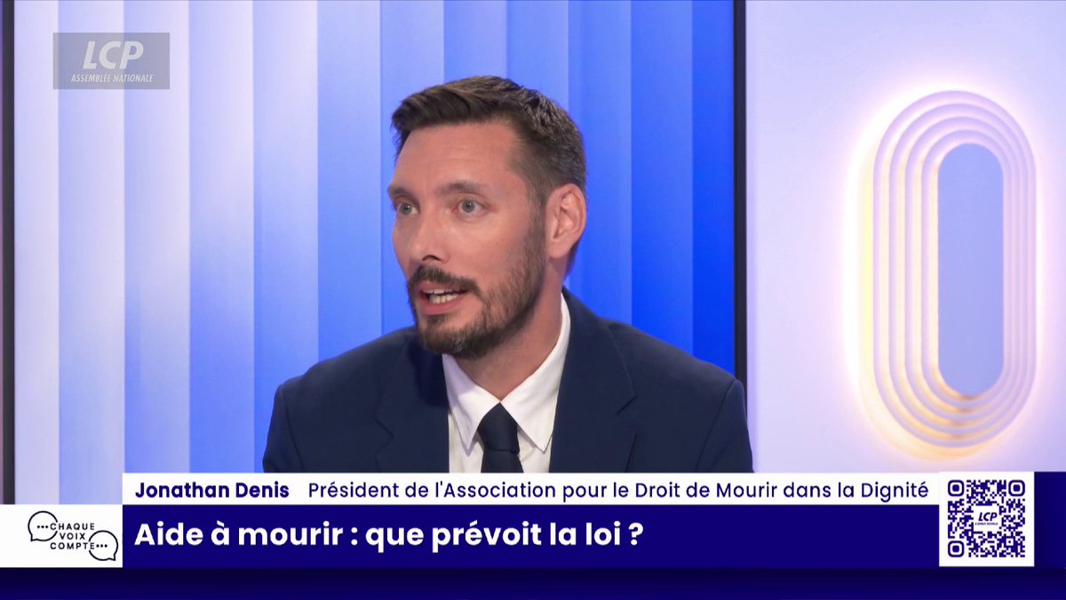 Aide à mourir: Jonathan Denis, président de l'Mourir dans la Dignité, aurait "souhaité que, pour des personnes atteintes de troubles cognitifs" il y ait la possibilité "d'une directive anticipée"
