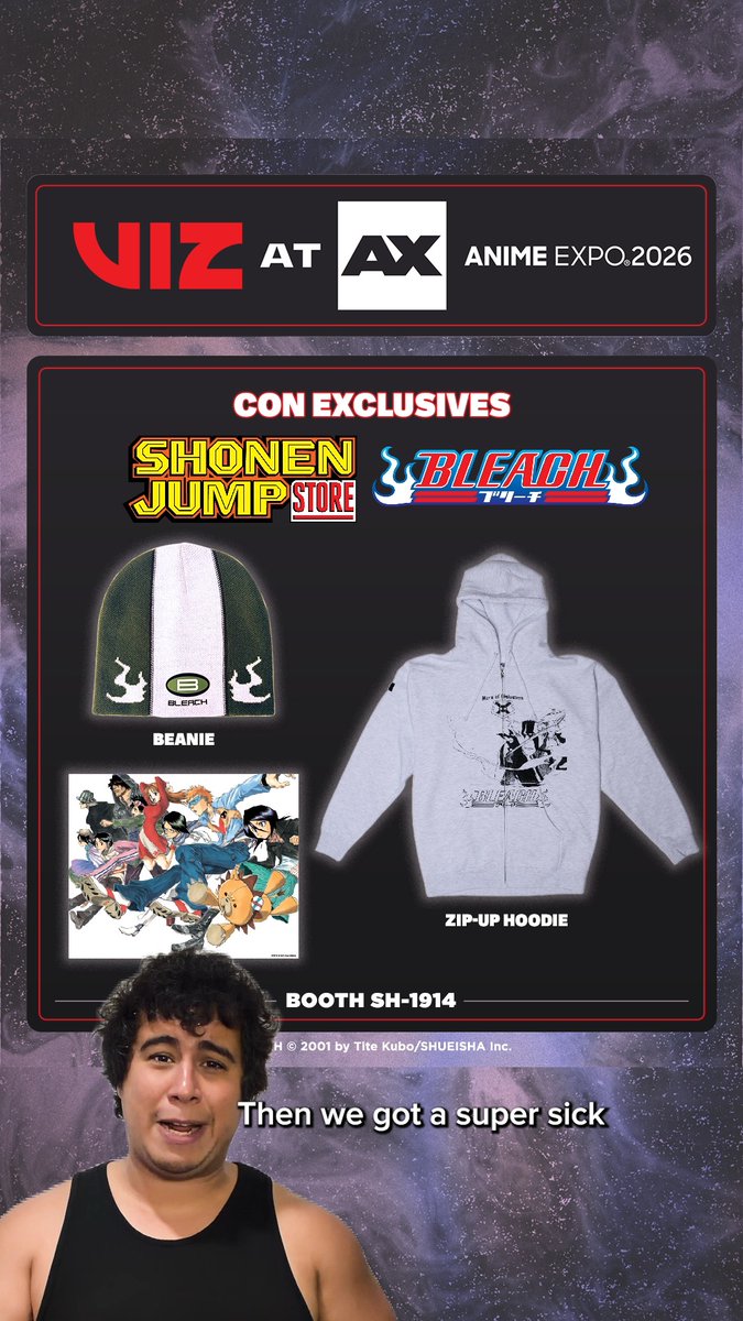 BrownBakugo got the sneak peek at the all the awesome VIZ merch coming to Anime Expo.