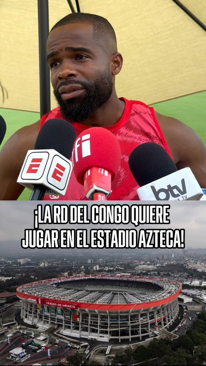 La República Democrática del Congo quiere volver a México 🇨🇩 😍 🇲🇽 Las motivación de Gédéon Kalulu para vencer a Inglaterra y poder medirse a México en el Estadio Azteca 🔥