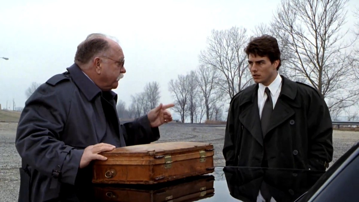 The Firm, 33 today, has to be up for best Grisham adaptation ever. Wilford Brimley is amazing here, subverting his “friendly grandpa” vibe into pure menace. When he blackmails Mitch (Cruise), every line lands ice-cold. Weapons-grade gaslighting at its finest.