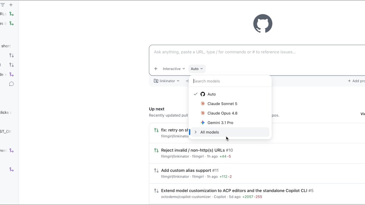 📣 Anthropic's Claude Sonnet 5 is now generally available and rolling out in GitHub Copilot. Early testing for Claude Sonnet 5 showed: • strong results across a range of coding scenarios, particularly for performance on CLI-style tasks. • excellent prompt-cache utilization and competitive latency at lower effort levels. Try it out in the GitHub Copilot app ⬇️