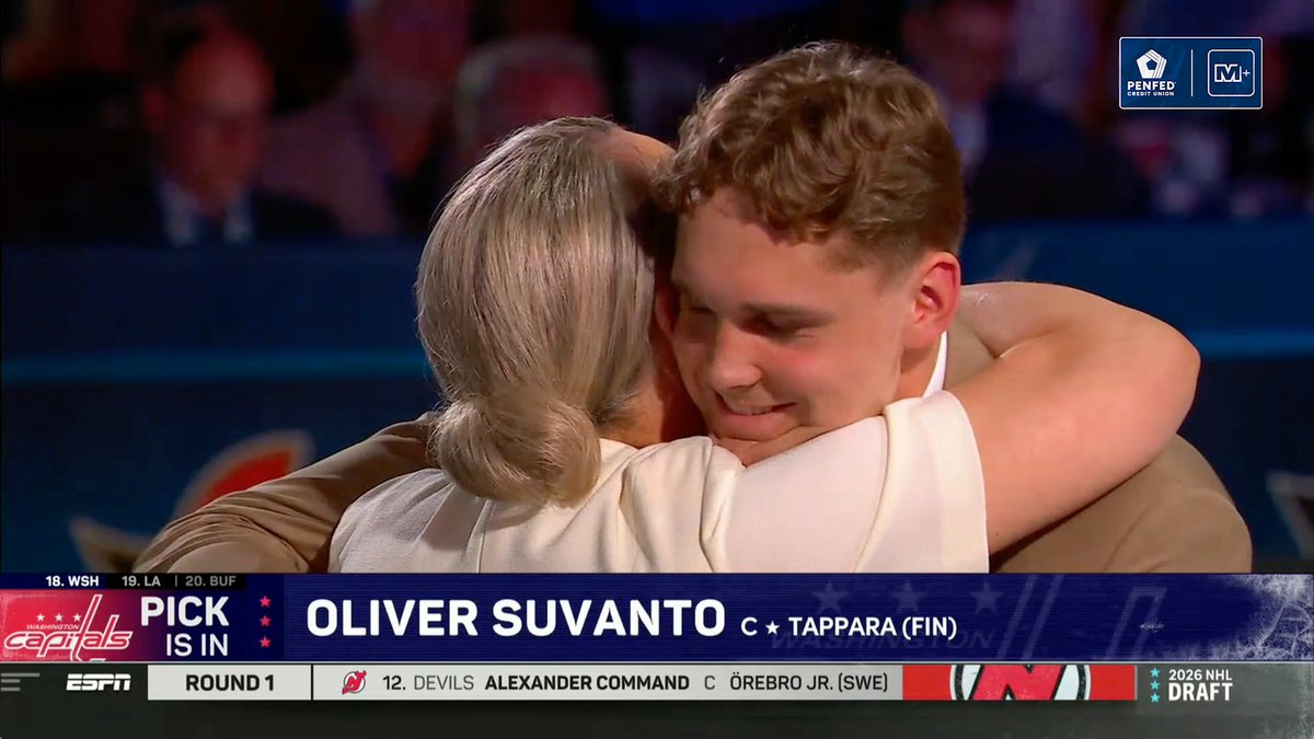 First Finnish #ALLCAPS draft pick since 2006 🇫🇮 Jeff Marek is joined by Pierre McGuire to recap the Washington Capitals 2026 draft class ⬇️ Stream new episode of PenFed Credit Union's The Hockey Lifers: