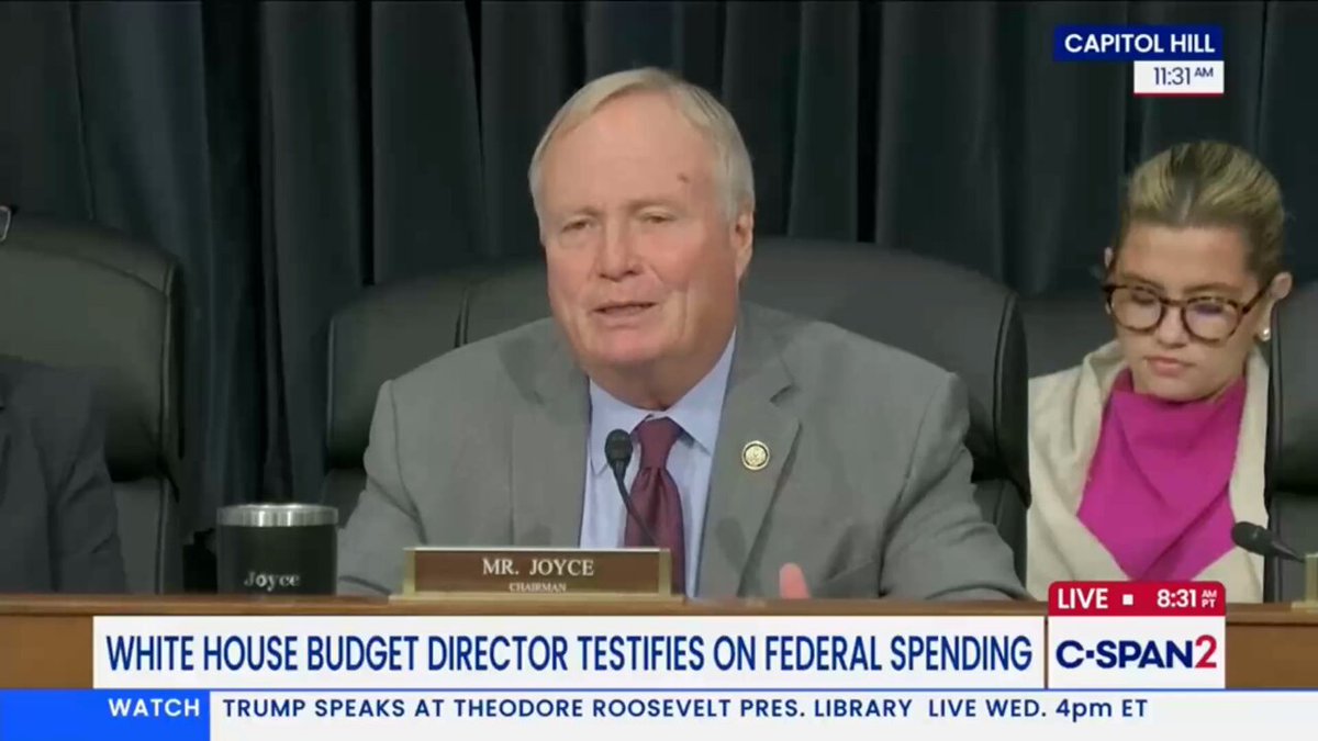Republican Congressman: DOGE is pretty much eliminated in the recent budget. Is there somewhere we can find what exactly DOGE accomplished? Trump's Budget Director: We have no plans to do a closing DOGE report.