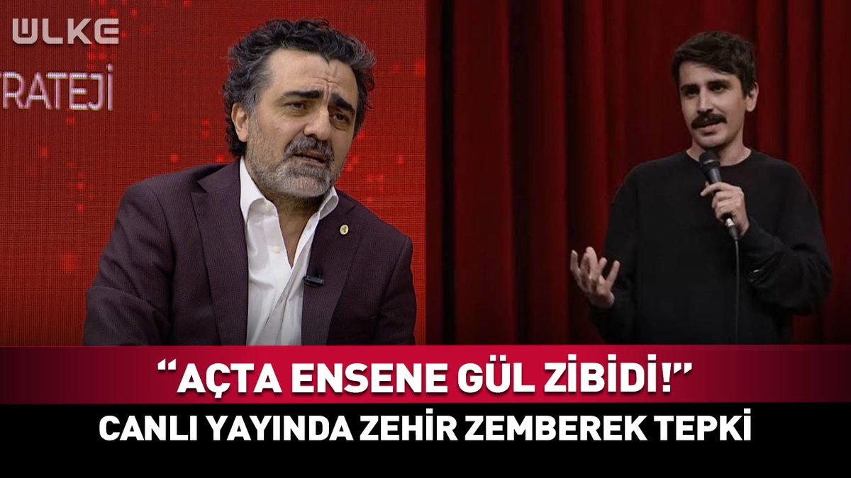 "Açta ensene gül zibidi!" Canlı yayında zehir zemberek tepki