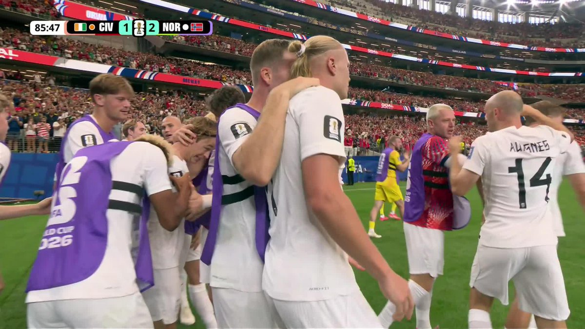 HAALAND STRIKES BACK FOR NORWAY!! #FIFAWorldCup