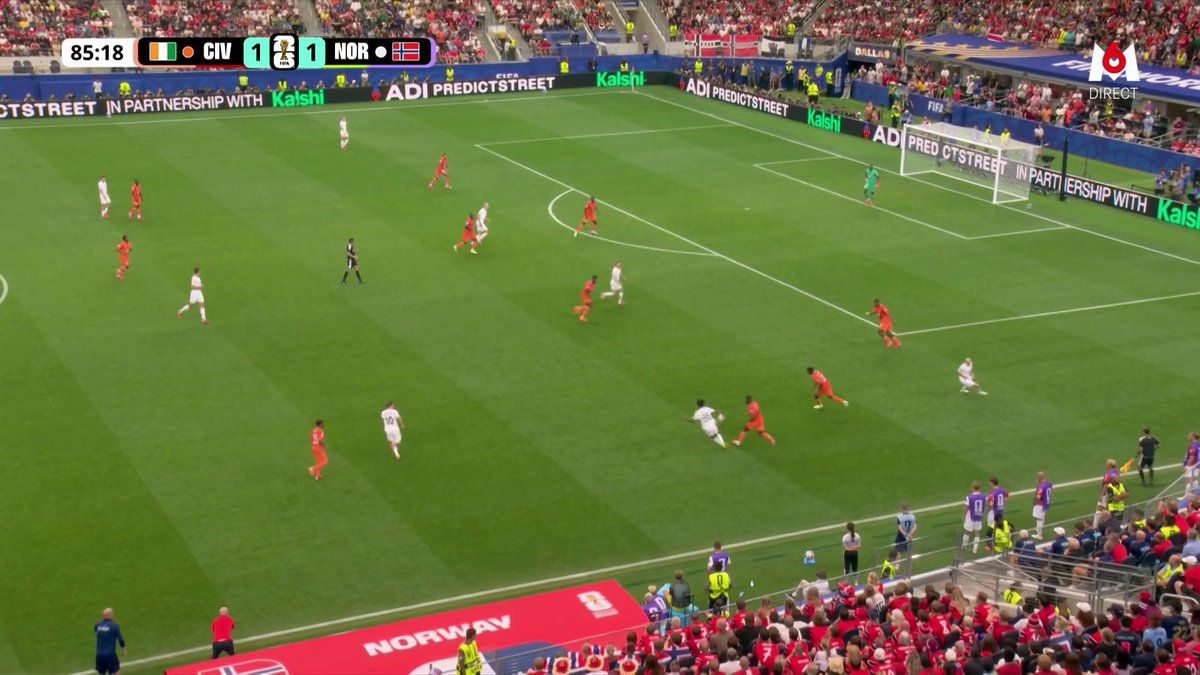 🚨 5 BUTS EN 3 MATCHES DANS CETTE COUPE DU MONDE. ⚽️⚽️⚽️⚽️⚽️ MONSIEUR ERLING HAALAND 🇳🇴. 🎥 M6 - Coupe du Monde de la FIFA 2026™