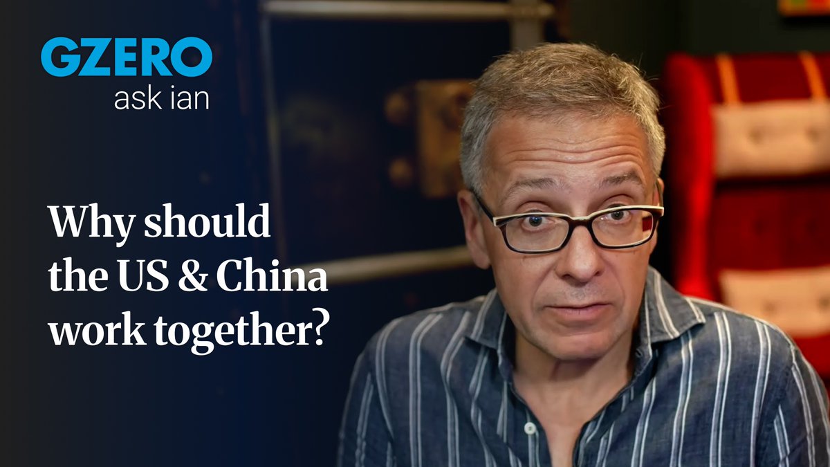 we’re in a g-zero world. short-termism everywhere. domestic politics in the way of almost everything. but on these two issues trump and xi misaligned on nearly everything else want the same thing. GZERO Media