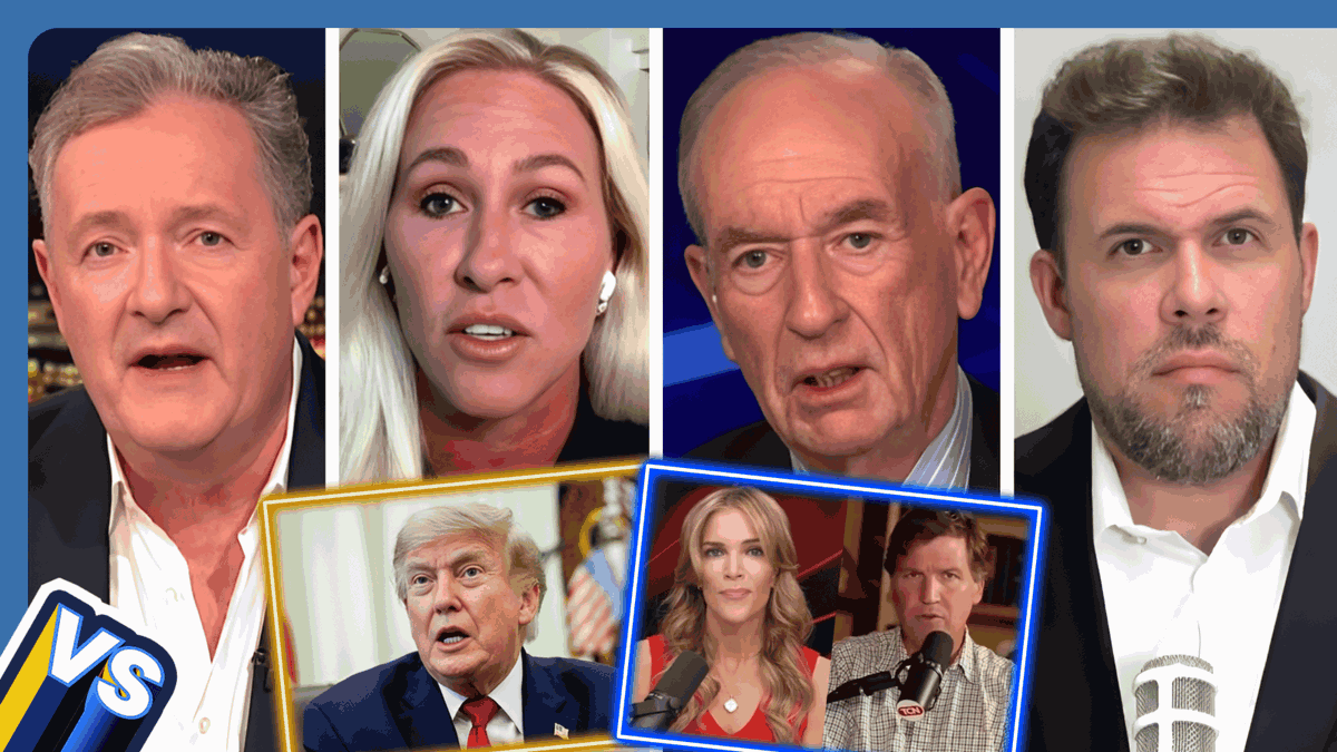 "We're sick and tired of you because you're LIARS!" Marjorie Taylor Greene lays into MAGA, Bill O'Reilly talks Iran, and Piers Morgan has it out with Conricus... Just dropped!👇 📺 Piers Morgan | Marjorie Taylor Greene 🇺🇸 | Bill O'Reilly | Matt Tardio | Josh Hammer