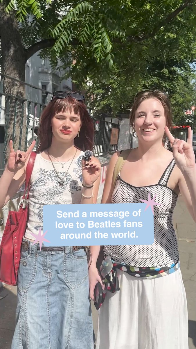 What's your message of love for fans around the world? ❤️🌍 #GlobalBeatlesDay