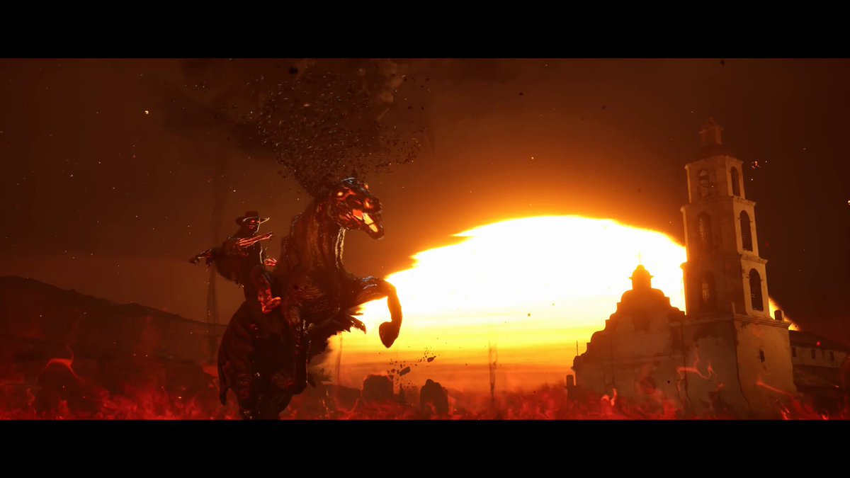Guns of Eschaton | Announcement Trailer ▶️ ▪️Coming to PS5, Xbox and PC ▪️Created by the late, renowned writer and worldbuilder Viktor Antonov (Half-Life 2, Dishonored, Prey, Wolfenstein: The New Order) ▪️First-person soulslike shooter set in an apocalyptic Western ▪️Wild West has fallen into a mystical and spiritual apocalypse known as "The Burning" ▪️Over 20 weapons forged by the 19th century ▪️Custom builds + different playstyles ▪️Different ammo types damage different enemies ▪️Story playable solo or in co-op ▪️Multiplayer PvP ▪️Multiple factions