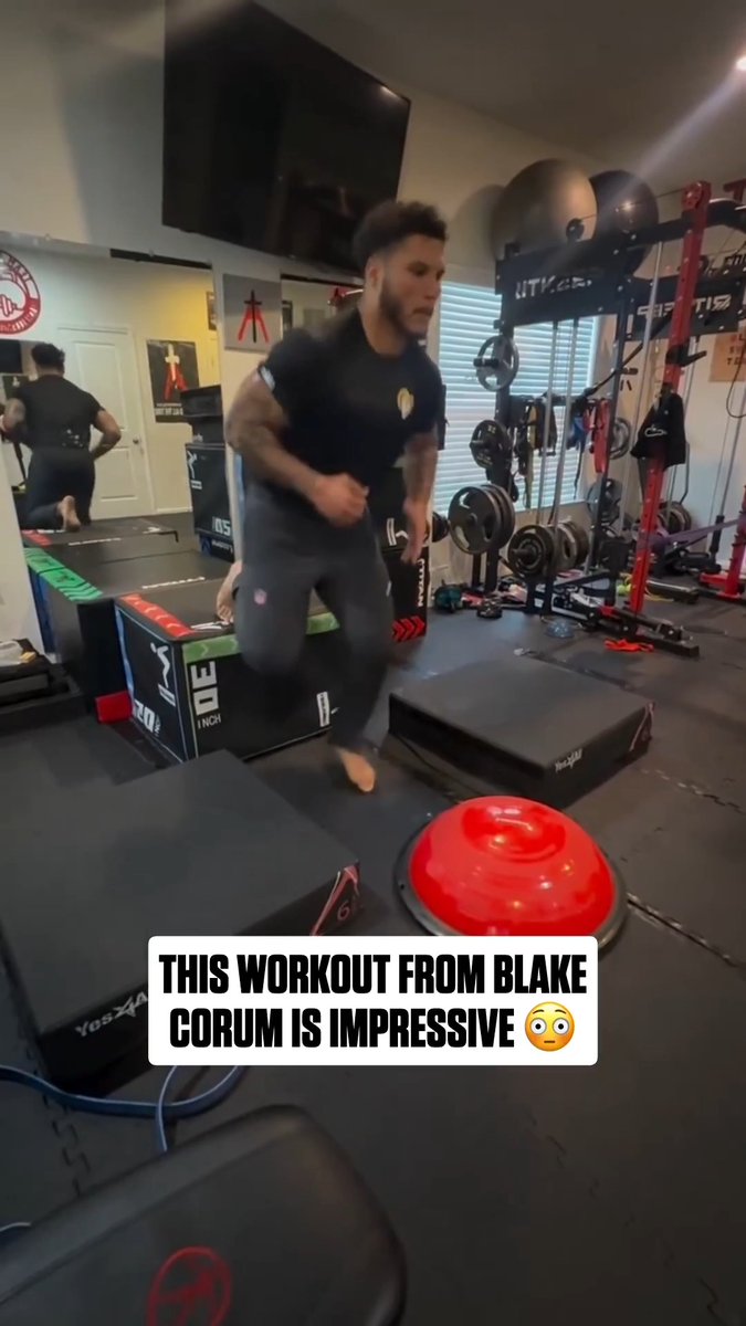 .#2⃣BeSavage's balance is insane 😤 Los Angeles Rams (via teamascension_ifbb_pro/IG)