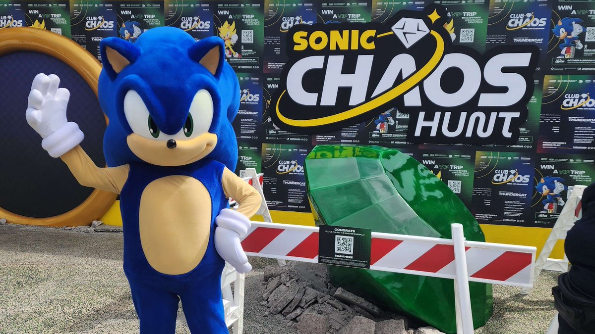 The Master Emerald landed in Los Angeles this weekend and the Sonic Squad came through! The Chaos is just beginning, stay with the hunt at