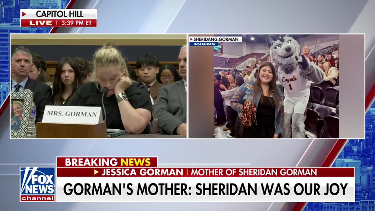 NEW: Jessica Gorman, the mother of Sheridan Gorman, doesn't hold back in calling out lawmakers for their treatment of Angel families, blasting them for using "slogans, statistics or excuses" to hide from their failure to protect American citizens. "Thanks for telling me without telling me that you know you're here, but you don't want to be." “Thanks for telling me you don't care." "This cannot be buried under your slogans, your statistics or excuses, and this just can't stand."